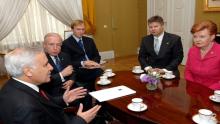 PRESIDENT MOSHE KATSAV'S VISIT TO LATVIA