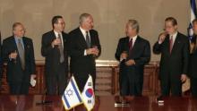 PM Netanyahu in Korea