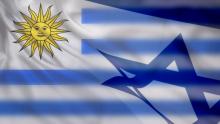 Bandera Uruguay Israel