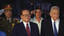 China President Jiang Zeming visited Israel.