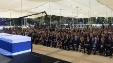 Funeral of Shimon Peres (photo credit: Credit - Amos ben Gershom GPO _ Flickr) Funeral of Shimon Peres