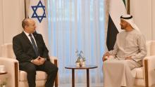 Prime Minister Naftali Bennett meeting with Abu Dhabi Crown Prince Sheikh Mohammed bin Zayed (photo credit: Haim Zach/GPO) Prime Minister Naftali Bennett meeting with Abu Dhabi Crown Prince Sheikh Mohammed bin Zayed