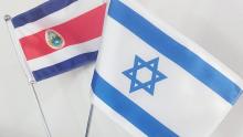 Israel and Costa Rica flags