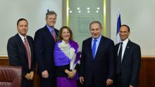 First 10-year visa issued by the consulate 2016 (photo credit: The Consulate General of Israel in Shanghai) Governor of Massachusetts, Charlie Baker, leads trade mission to Israel