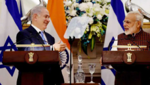 Netanyahu visits India