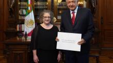 Entrega de cartas credenciales (photo credit: Gobierno de México) Entrega de cartas credenciales