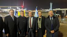 Viktoras Pranckietis visits Israel (photo credit: .) Viktoras Pranckietis visits Israel