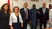 Delegation from Israel's Ministry of Economy and Trade (photo credit: Accra, Ghana) Photo 1