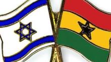 Israel and Ghana Flags (photo credit: Accra, Ghana) Photo 1
