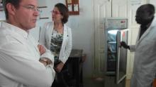 Mr. March Attali on a working visit in Ghana (photo credit: Accra, Ghana) Photo 1