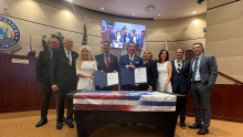 Aventura and Modi'in sister city agreement