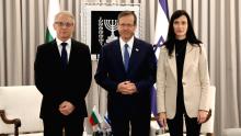 PM Denkov and FM Gabriel met with President Herzog
