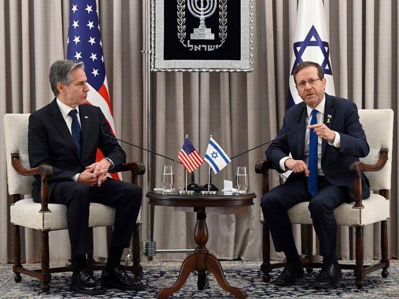 President Herzog with US Secretary of State Antony Blinken