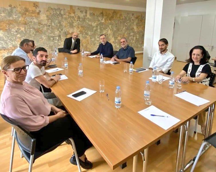 meeting with Phileleftheros Editors (photo credit: Embassy of Israel) meeting with Phileleftheros Editors