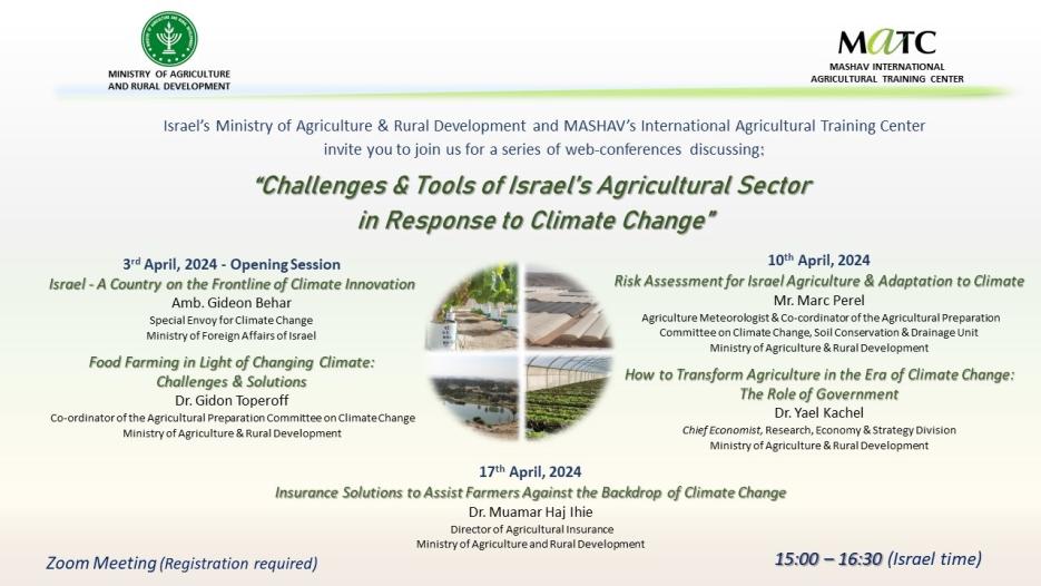 web conferences on Agriculture and climate change 