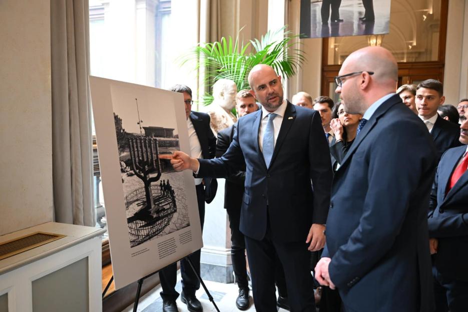 Presidente della Knesset, Amir Ohana, in Italia