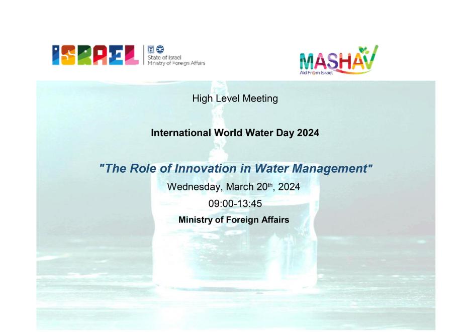 world water day 2024 (photo credit: The Embassy of Israel in Yangon) world water day 2024