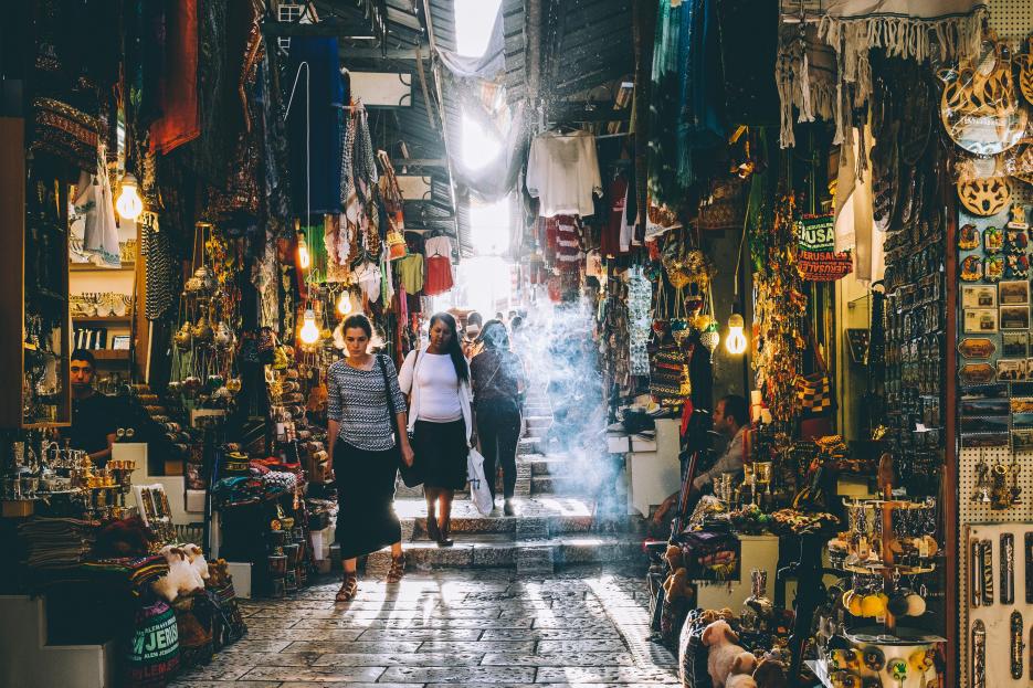 Market in the Old City of Jerusalem