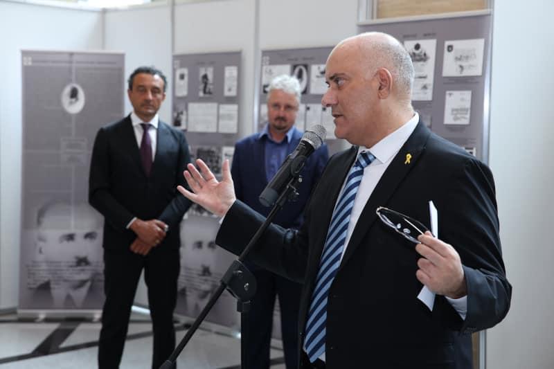 ExhibitDimitarPeshev (photo credit: National Assembly of the Republic of Bulgaria) ExhibitDimitarPeshev