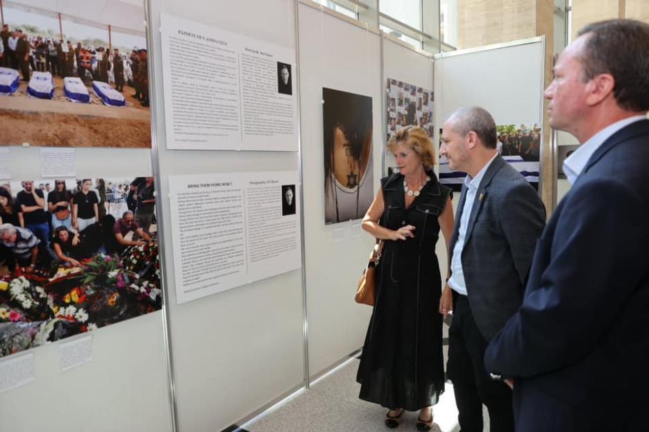 ZivKorenExhibit (photo credit: National Assembly of the R.BG) ZivKorenExhibit