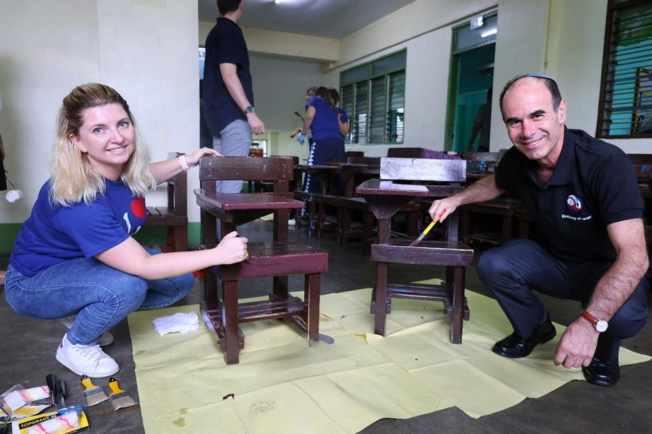 Brigada Eskwela 2024 (photo credit: Embassy of Israel) Brigada Eskwela 2024