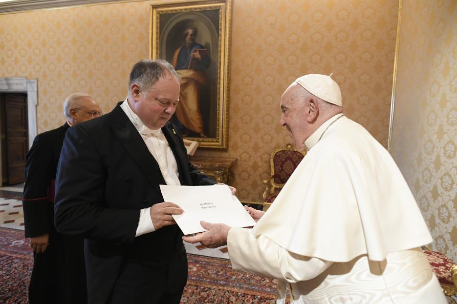 Pope Francis ambassador Yaron Sideman