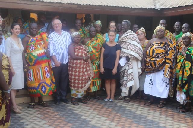 Embassy Staff on a visit to Aburi