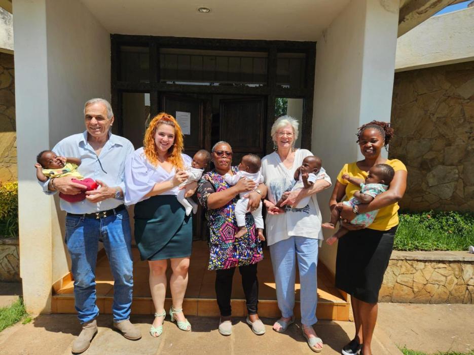 Visit to Hope House Babies Home (photo credit: none) Visit to Hope House Babies Home