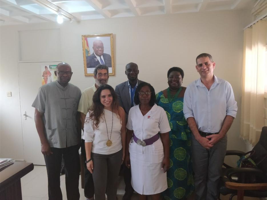 Dr. Shani and other Health Professionals in Kumasi