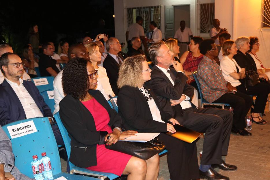 Participants at the 2019 International Holocaust Memorial Day event (photo credit: MFA Accra) Participants at the 2019 International Holocaust Memorial Day event