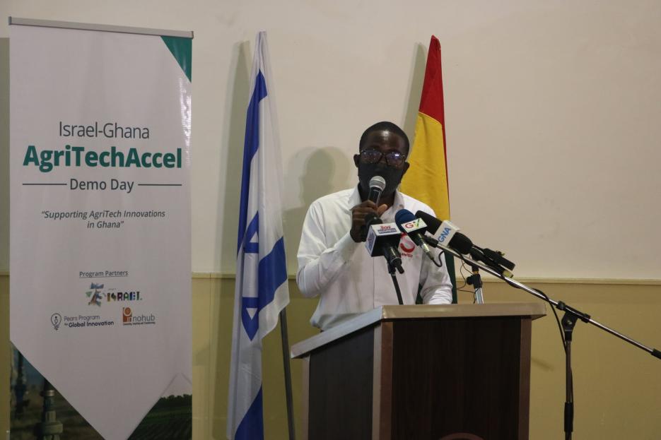 One of the Participant of the AgriTech Accelerator Program (photo credit: MFA Accra) One of the Participant of the AgriTech Accelerator Program