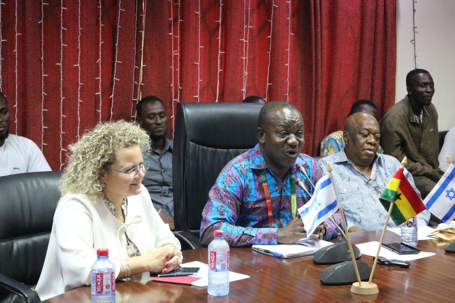 H.E. Shani Cooper with Mr George Oduro, Deputy Minister of Agriculture (photo credit: MFA Accra) H.E. Shani Cooper with Mr George Oduro, Deputy Minister of Agriculture