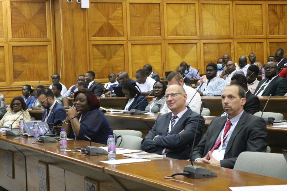 Israeli Participants at the Cyber X event (photo credit: MFA Accra) Israeli Participants at the Cyber X event