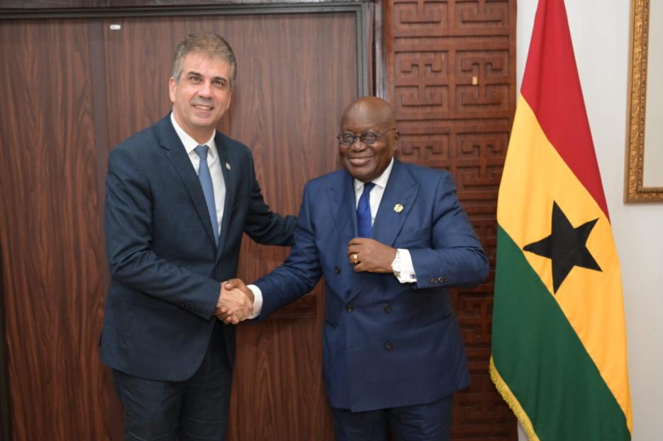 Eli Cohen with President Akufo-Addo