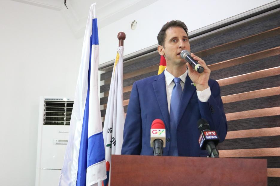 Yaniv Tessel, Head of Economic & Trade Mission (photo credit: MFA Accra) Yaniv Tessel, Head of Economic & Trade Mission