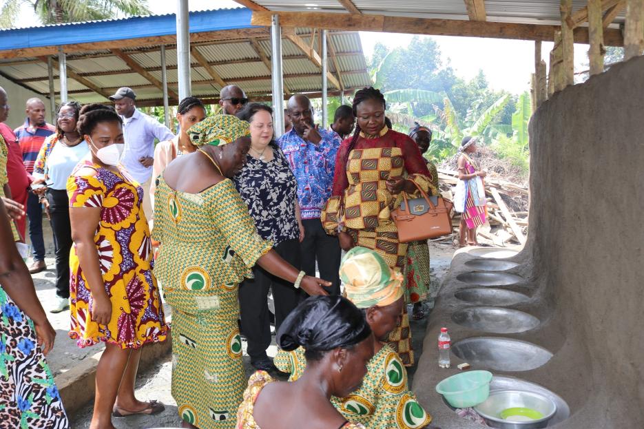 Gari Processing Centre at Asuboi (photo credit: MFA Accra) Gari Processing Centre at Asuboi