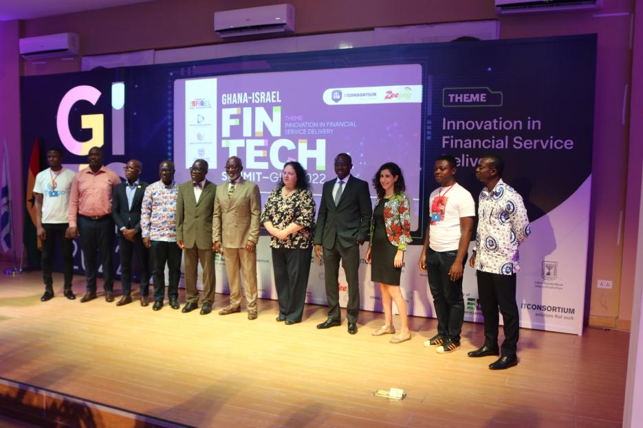 Dignitaries at the Ghana Israel Fintech Summit (photo credit: MFA Accra) Dignitaries at the Ghana Israel Fintech Summit