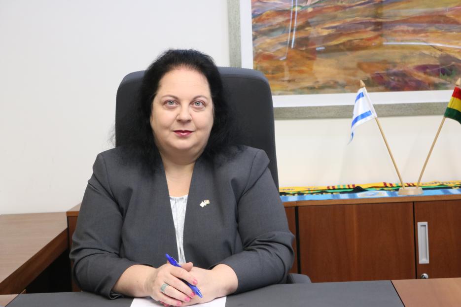 Photo (photo credit: Accra, Ghana) Ambassador - Designate, H.E. Shlomit Sufa