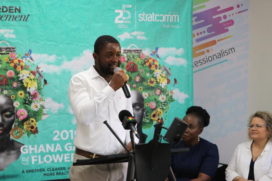 Mr. Pius Nutsugah, IGIC 2019 Winner (photo credit: MFA Accra) Mr. Pius Nutsugah, IGIC 2019 Winner