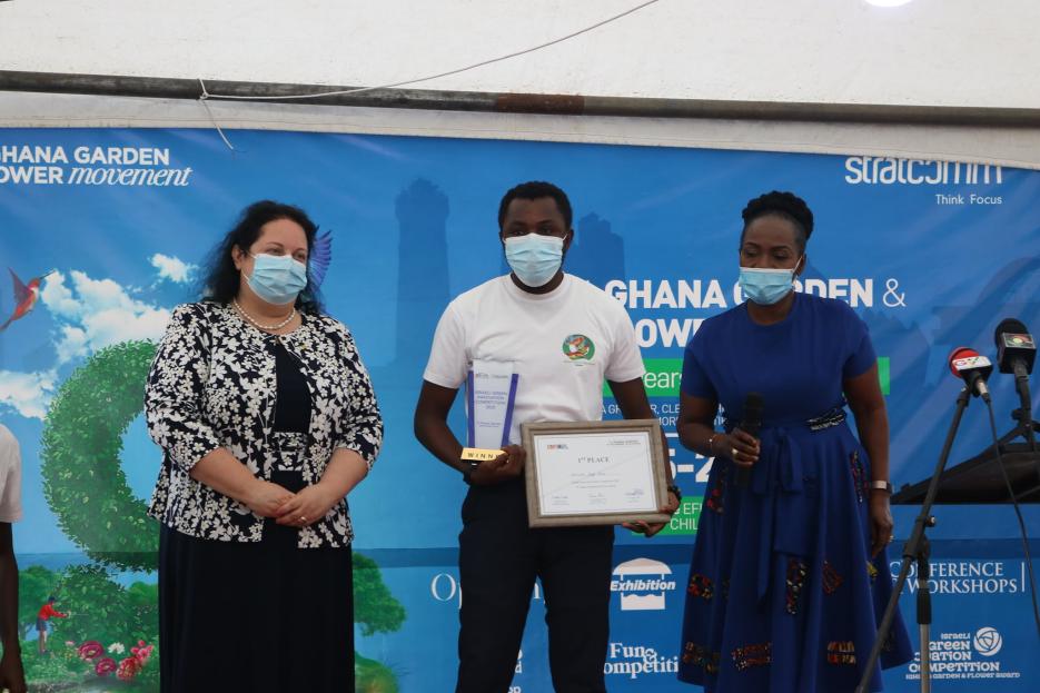Mr. Maxwell Kojo Xonu with Ambassador Designate, H.E. Shlomit Sufa and Ms. Esther Cobber of Stratcomm Africa (photo credit: MFA Accra) Mr. Maxwell Kojo Xonu with Ambassador Designate, H.E. Shlomit Sufa and Ms. Esther Cobber of Stratcomm Africa