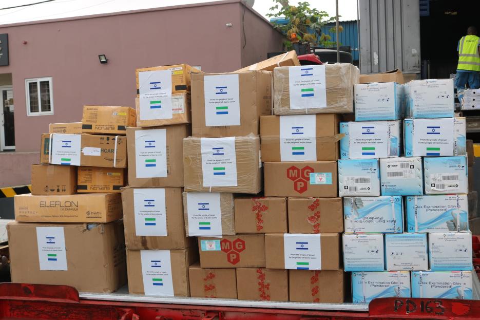 Medical Supplies donated to Sierra Leone