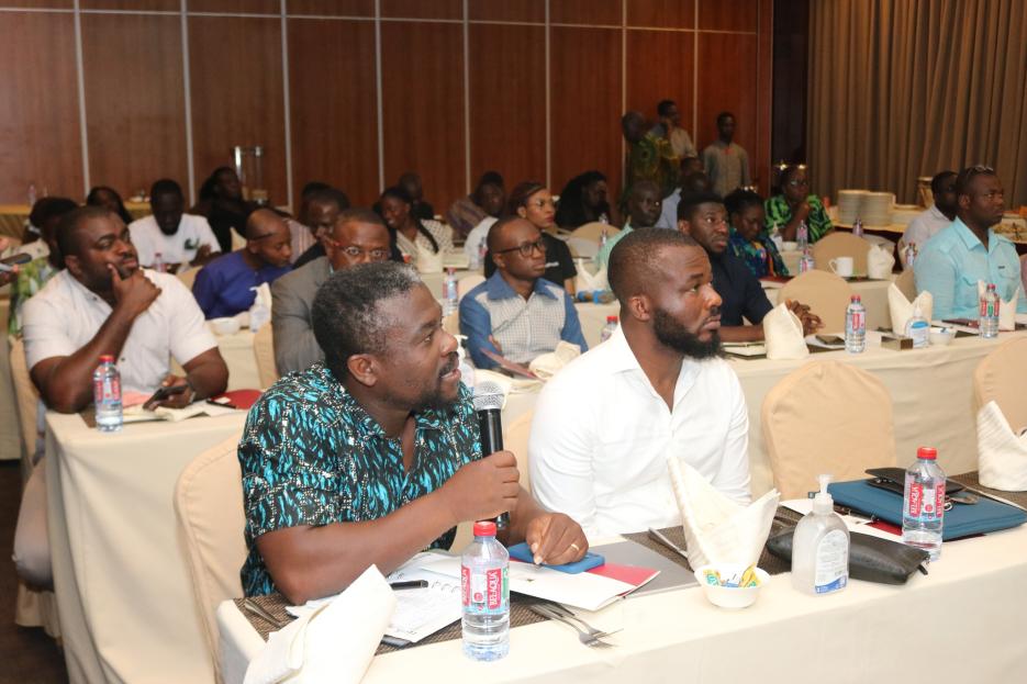 Participants at the Rice event (photo credit: MFA Accra) Participants at the Rice event