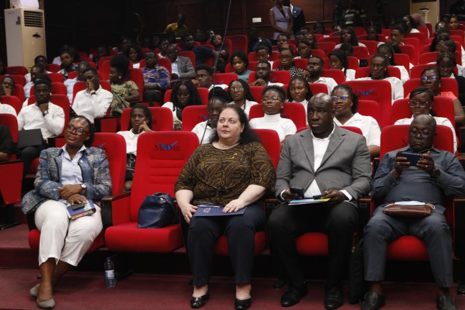 Participants at the Lecture (photo credit: MFA Accra) Participants at the Lecture