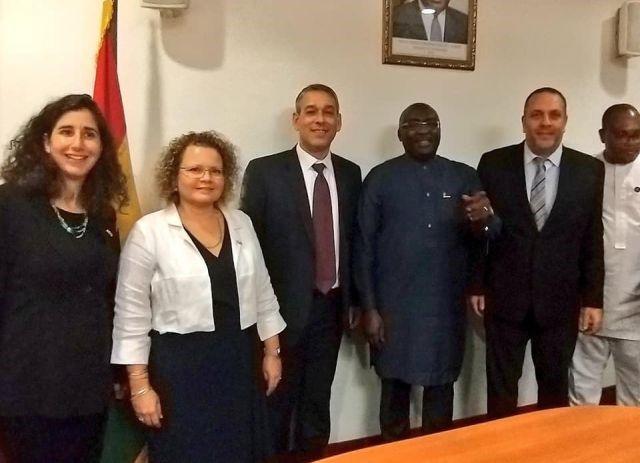 The Israeli Economic and Trade Delegation Team with Vice President Bawumia (photo credit: MFA Accra) The Israeli Economic and Trade Delegation Team with Vice President Bawumia