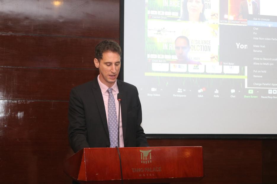 Yaniv Tessel, Head of Economic & Trade Mission (photo credit: MFA Accra) Yaniv Tessel, Head of Economic & Trade Mission