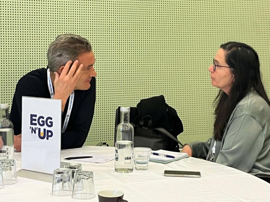 B2B Meetings (photo credit: Embassy) Foodtech meeting
