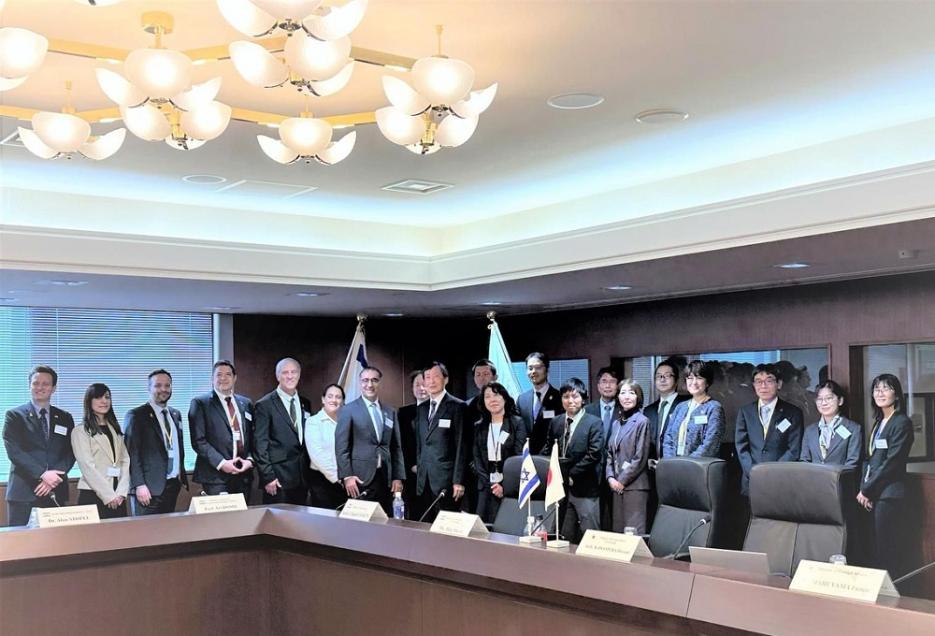 Joint Committee Meeting (photo credit: Embassy of Israel in Japan) Embassy of Israel in Japan
