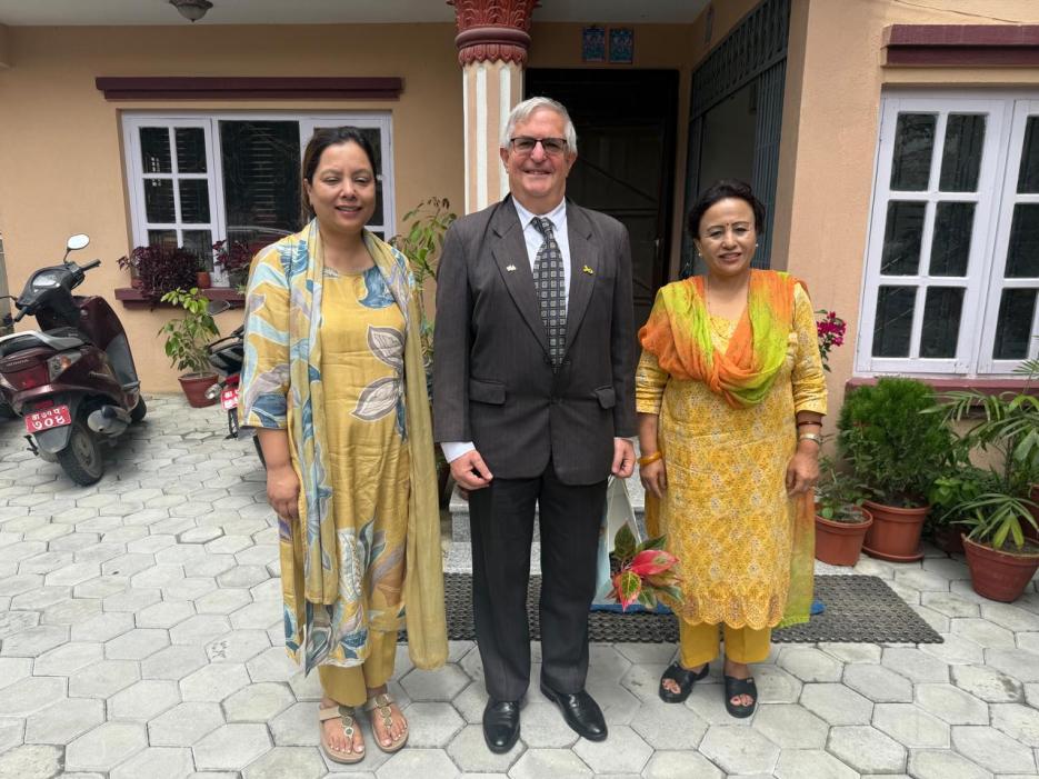 Ambassador Bass Visits Saathi (photo credit: Embassy of Israel in Nepal) Ambassador Bass Visits Saathi