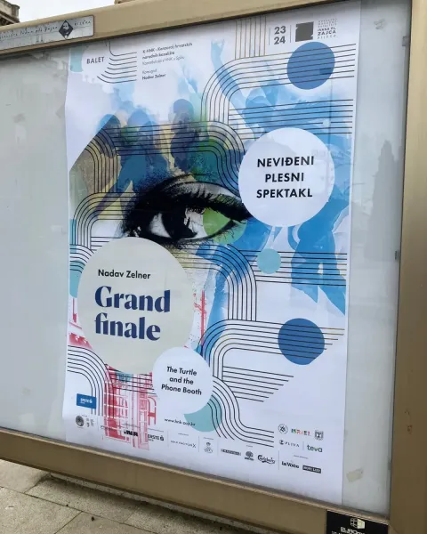 promotional poster for the show Grand Finale by Nadav Zelner