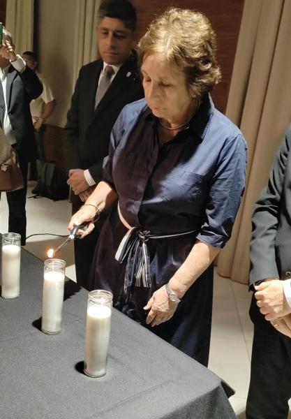 Embajada de Israel conmemora día Internnacional en memoria víctimas del Holocausto (photo credit: Denisse Romero ) Conmemoración Día Holocausto